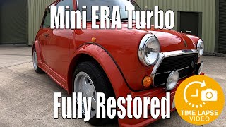 Modern Cooper S  Rare Mini ERA Turbo Full Restoration Timelapse  Classic Mini Workshop