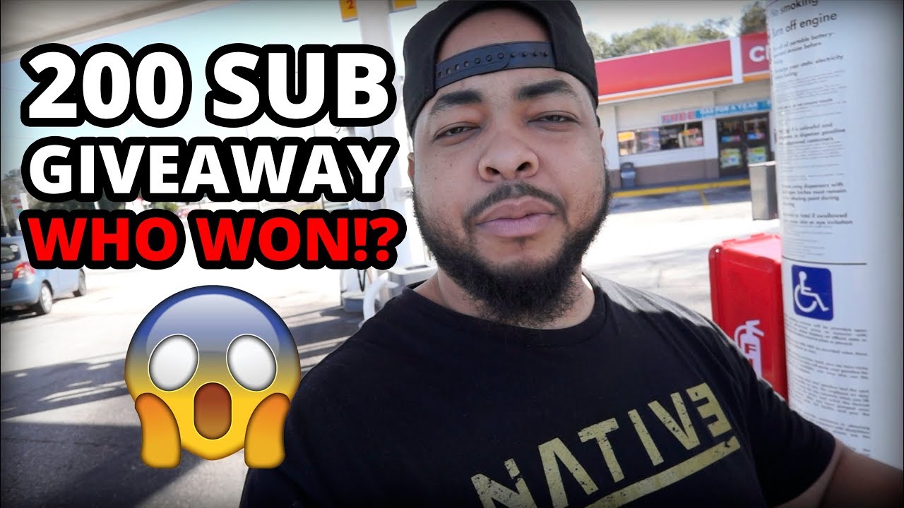 SUBSCRIBER WINS 200 SUB TSHIRT GIVEAWAY 392 de 2018