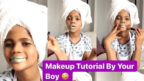 How YouTube girls do make up tutorials 🤣🤣 | By your boy Mpho | Comedy