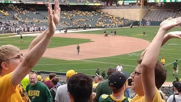 Soaking in the Bison Victory at Target Field - In Heaven There is No Beer