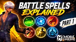 Moba Legends 5v5 Battle Spells Explain (Part-1)