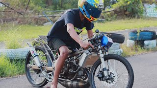 Setting Drag Bike NINJA 155cc Tune Up Garapan Mekanik Ternama indonesai ft topik184