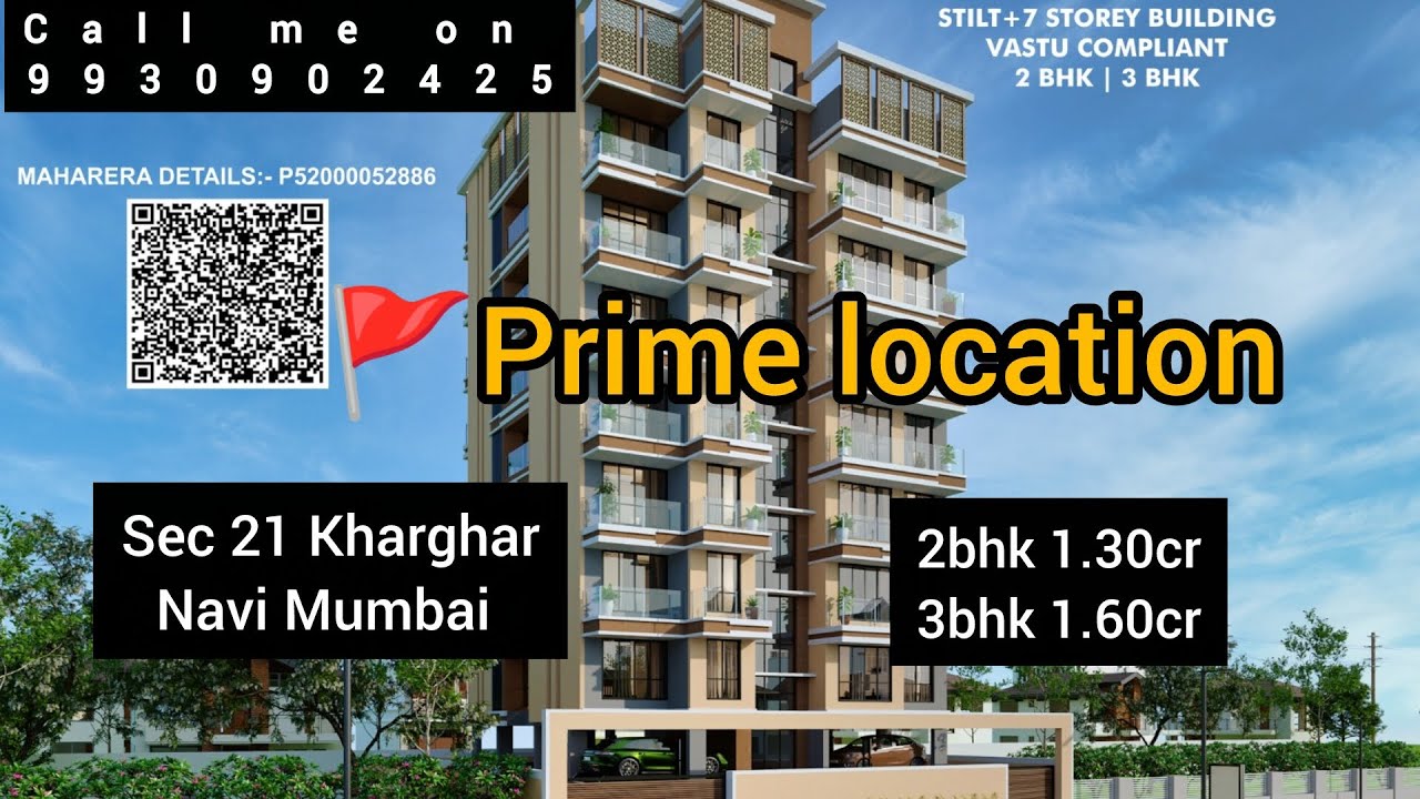 RTMI prime location Kharghar Navi Mumbai 2&3 BHK Call me on 9930902425