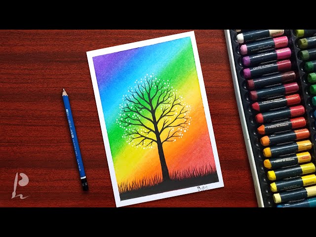 Easy and Simple Oil Pastel Sunset Drawing | For Beginners | Step by Step  Tutorial | Art O'Cloc… | Oil pastel drawings easy, Oil pastel colours, Oil  pastel paintings