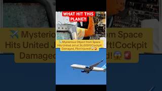 Something from space just hit a plane!😱🛩️ #uk #aviation #news #usa #foryou #losangeles #mystery