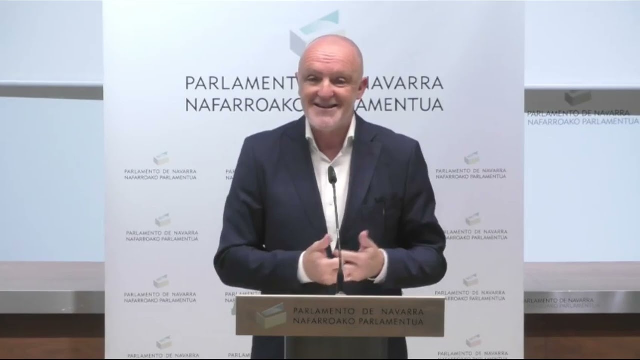 Rueda de prensa tras la mesa y junta de portavoces - Javier Esparza (30/03/2026)