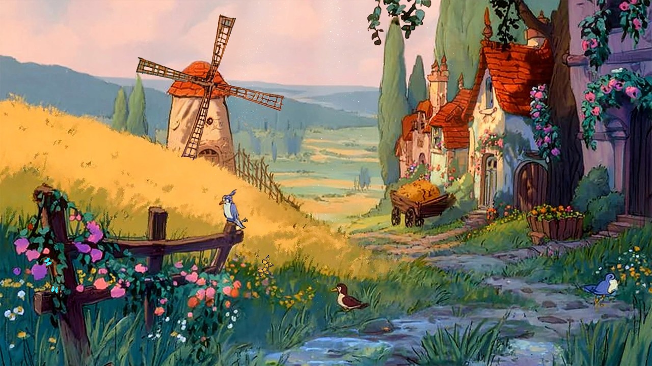 Soft Sunrise Glow on a Fairytale Morning 🌾✨ Disney Oldies 🎧 Cozy Music for Relaxation, Sleep & Focus