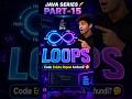 Introduction to Loops in Java 🚀 | Java Series Part-15 Telugu