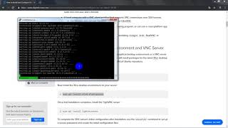 как настроить vnc