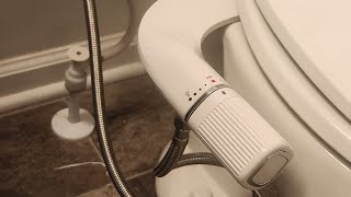 Big cow bidet toilet attachment install