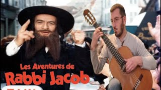 Générique / Opening Theme - LES AVENTURES DE RABBI JACOB (Guitare Classique)