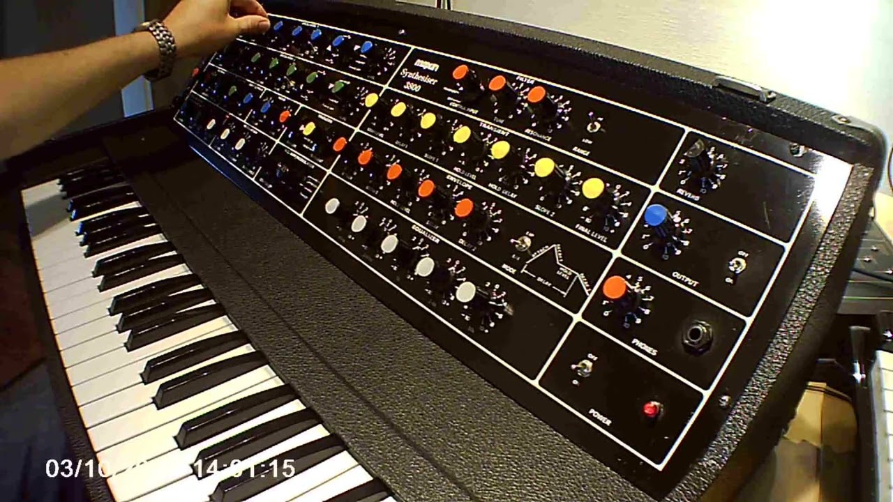 Frrressh ffrrom the workbench - Maplin 3800 Synthesizer Demo
