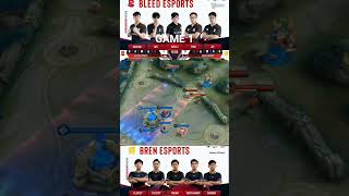 BREN ESPORTS vs BLEED ESPORTS GAME 1 #BringOnTheLegacy #SnapdragonProSeries  #Mobilelegends