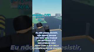 Não Vou Desistir da Programação Até Recuperar a Classificação do Meu Jogo #yt #dev #studio #rbx #cod
