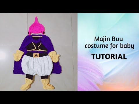 How to crochet Majin Buu costume for baby | Anime costume tutorial ...