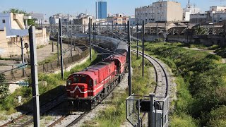 SNTF 060-DJ-02 & 060-DJ-025 depart Tunis Ville working the “International” train to Annaba - 10/4/26