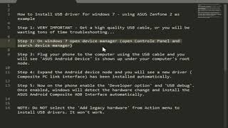 How to install USB driver for windows 7 - using ASUS Zenfone 2 as example screenshot 3