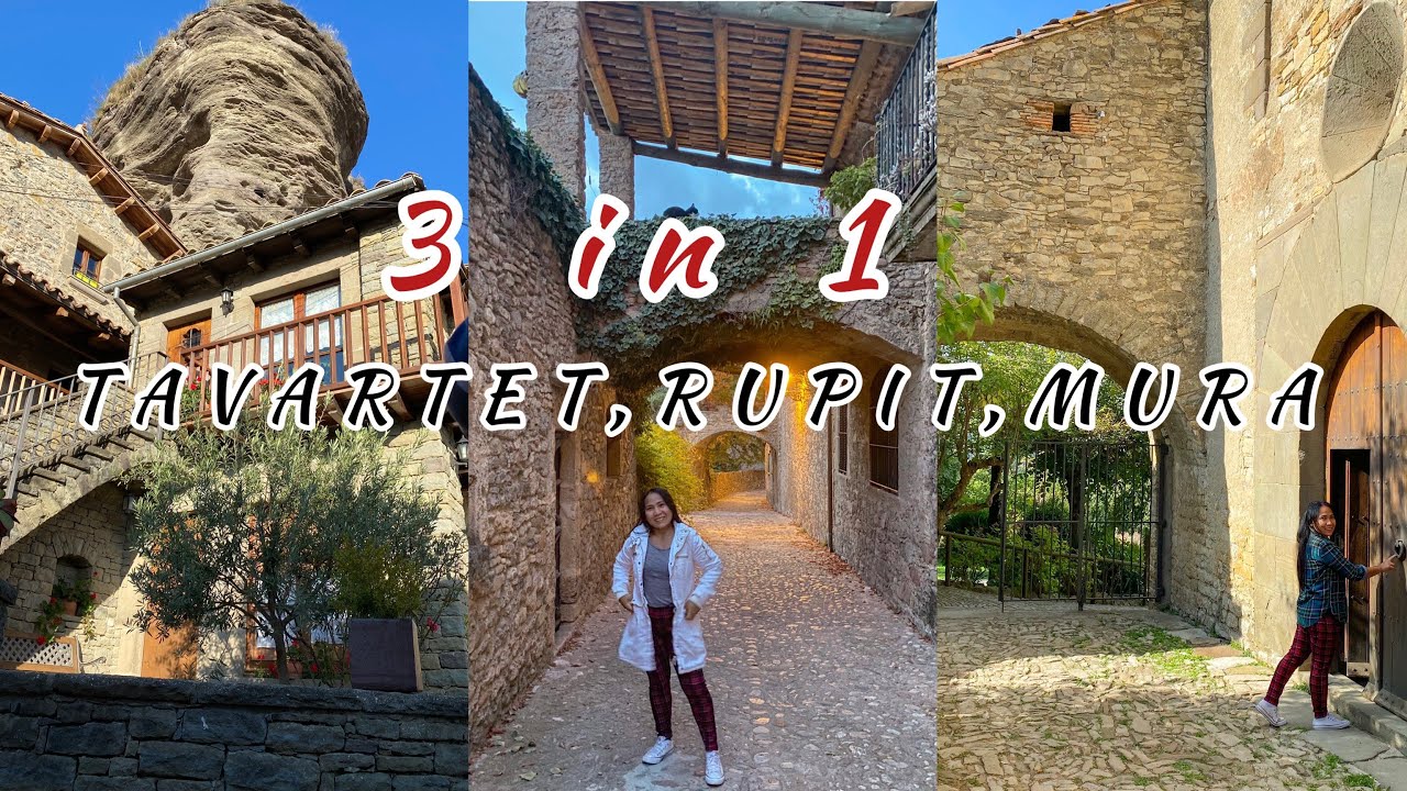 3in1 Day Trip! TAVARTET | RUPIT | MURA | Barcelona Spain 🇪🇸