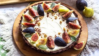 Torta fredda al cacao con fichi yogurt e miele screenshot 4