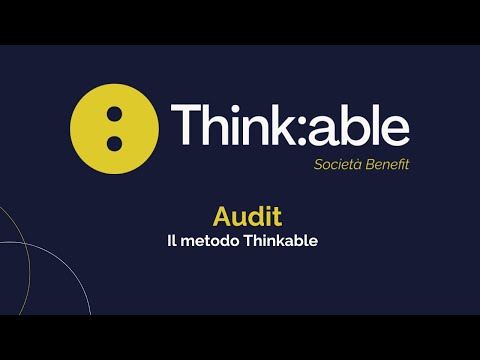 Audit & CRM Strategy con il Metodo Thinkable: per creare un Piano Marketing che porti fatturato.