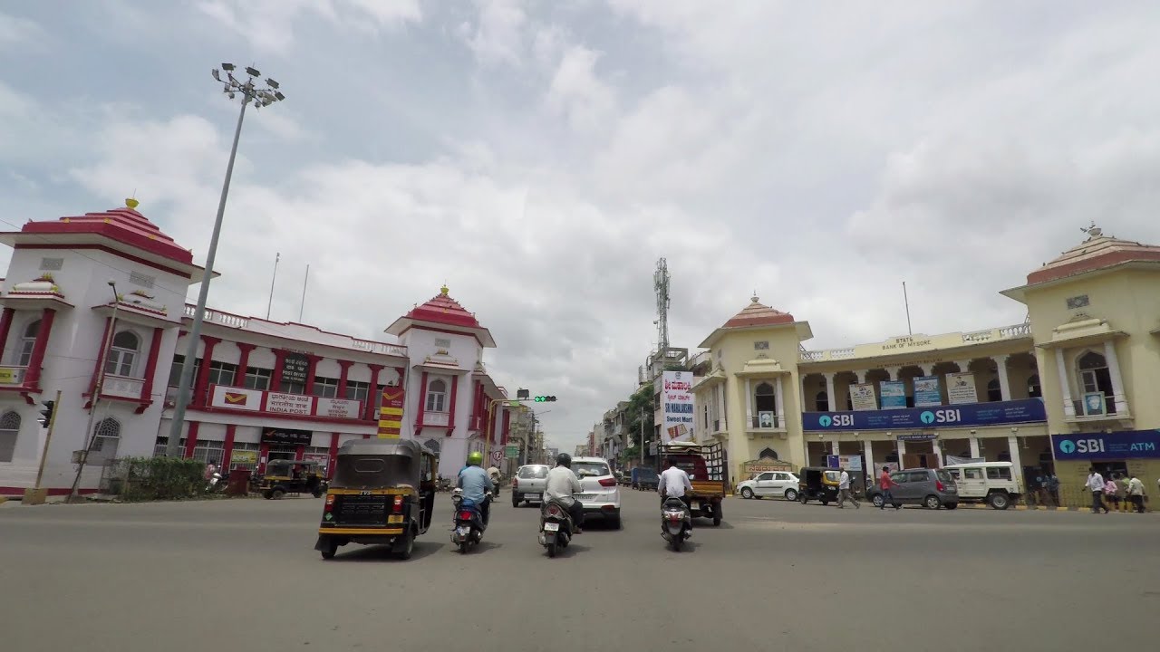 Driving in Mysore 4K - Karnataka, India