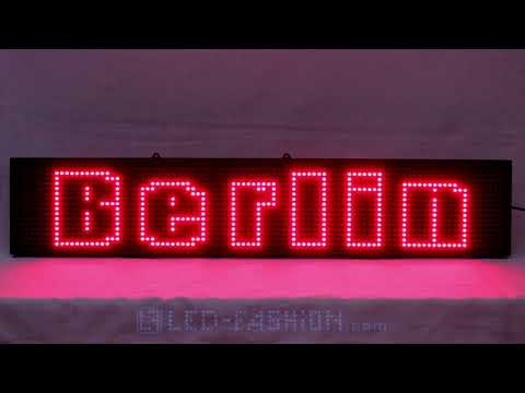 LED Laufschrift Werbung