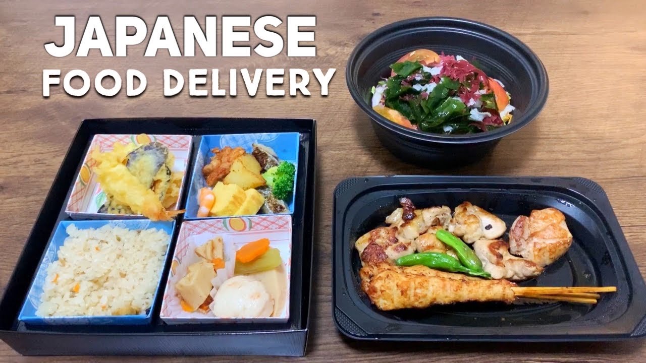 Japanese Food Delivery for an Entire Day - YouTube