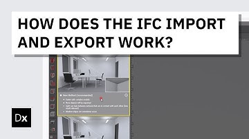 How does the IFC import and export in DIALux work?