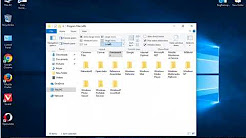 Uninstall Vista Shortcut Manager on Windows 10 Creators Update