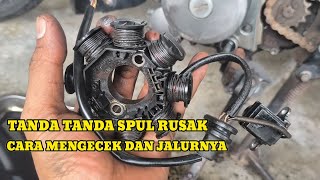 Characteristics of a damaged motorcycle coil and how to check it