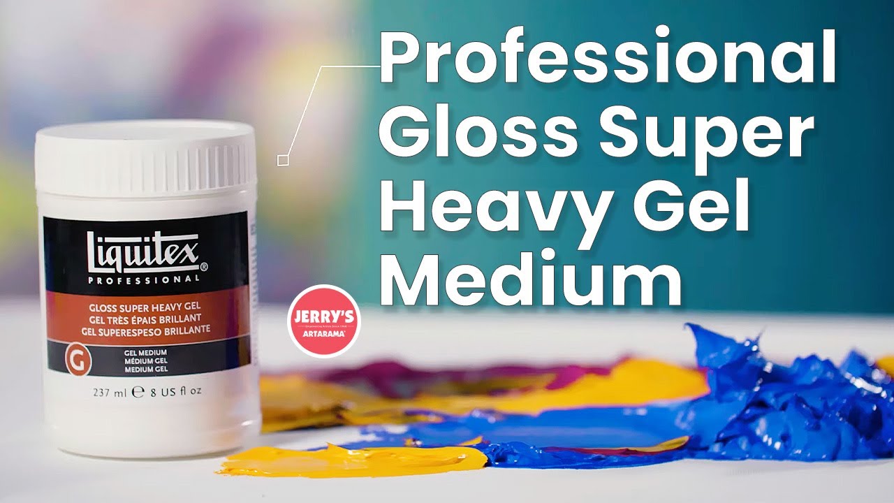 Liquitex Acrylic Gloss Super Heavy Gel Medium Informational Video