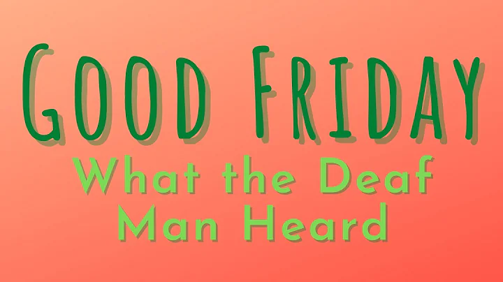 Drama: Good Friday - 4-15-22