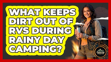 What Keeps Dirt Out Of RVs During Rainy Day Camping? - Exploring Campgrounds