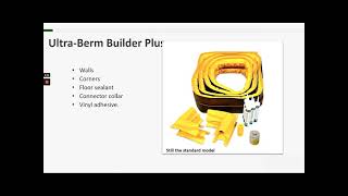 Ultra Berm Builder Plus | Heavy Duty, Indoor Drive Over Spill Containment