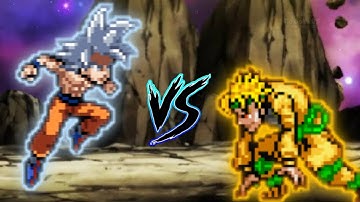 Goku Perfect MUI VS Dio K1 (V2) in Jump Force Mugen 😱