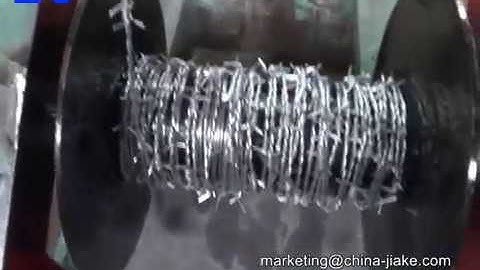 CS-C double reverse twist barbed wire machine operation