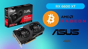 Asus Dual Radeon RX 6600 XT OC Edition Gaming/Mining GPU