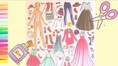 I Cut Her Out, Glued Her Back, and Changed Every Outfit ✂️👗🩷