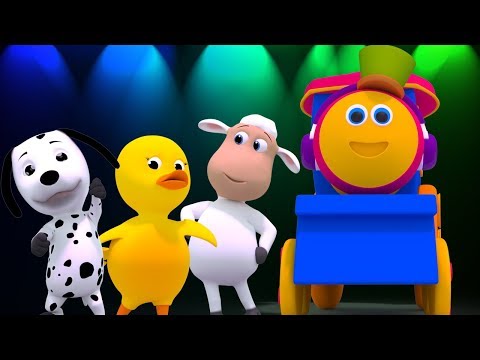 Bob, il treno- Animal Sounds Canzone | Animals Dance | Songs For Children&rsquo;s | Bob The Train