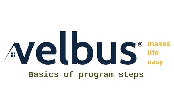 VelbusLink Program Steps
