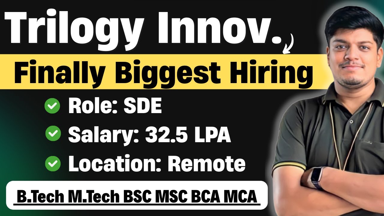 🔥TI SDE Biggest Hiring | B.Tech M.Tech BSC MSC BCA MCA | Remote Job ...