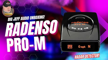 Big Jeff Audio Unboxes Radenso Pro-M Radar Detector