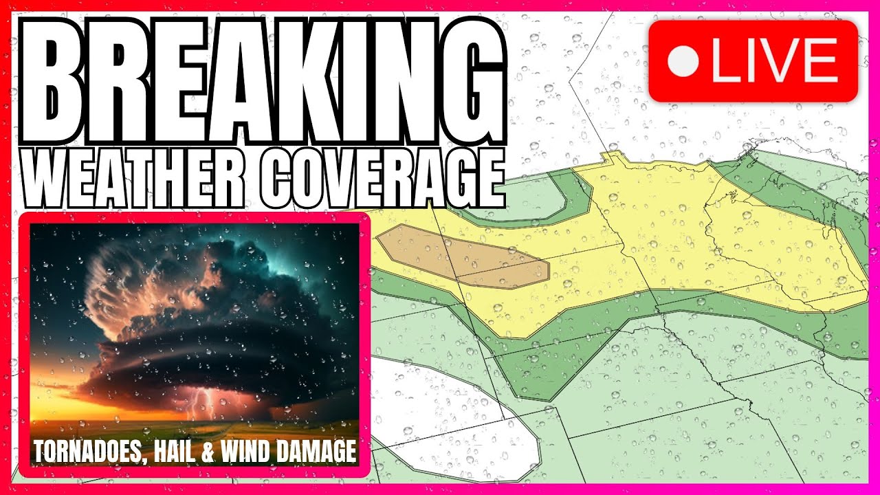 🔴BREAKING: Tornadoes, Significant Large Hail & Widespread Damaging ...