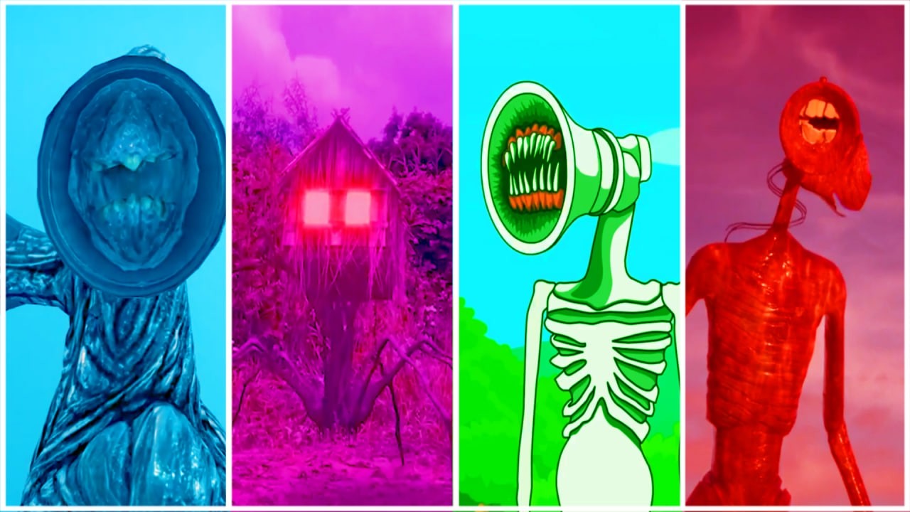 Siren Head Hause Head Megamix MegaBattle