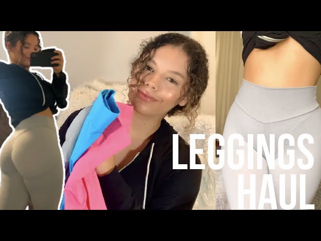 MOST flattering gym leggings  pcheebum try on review 