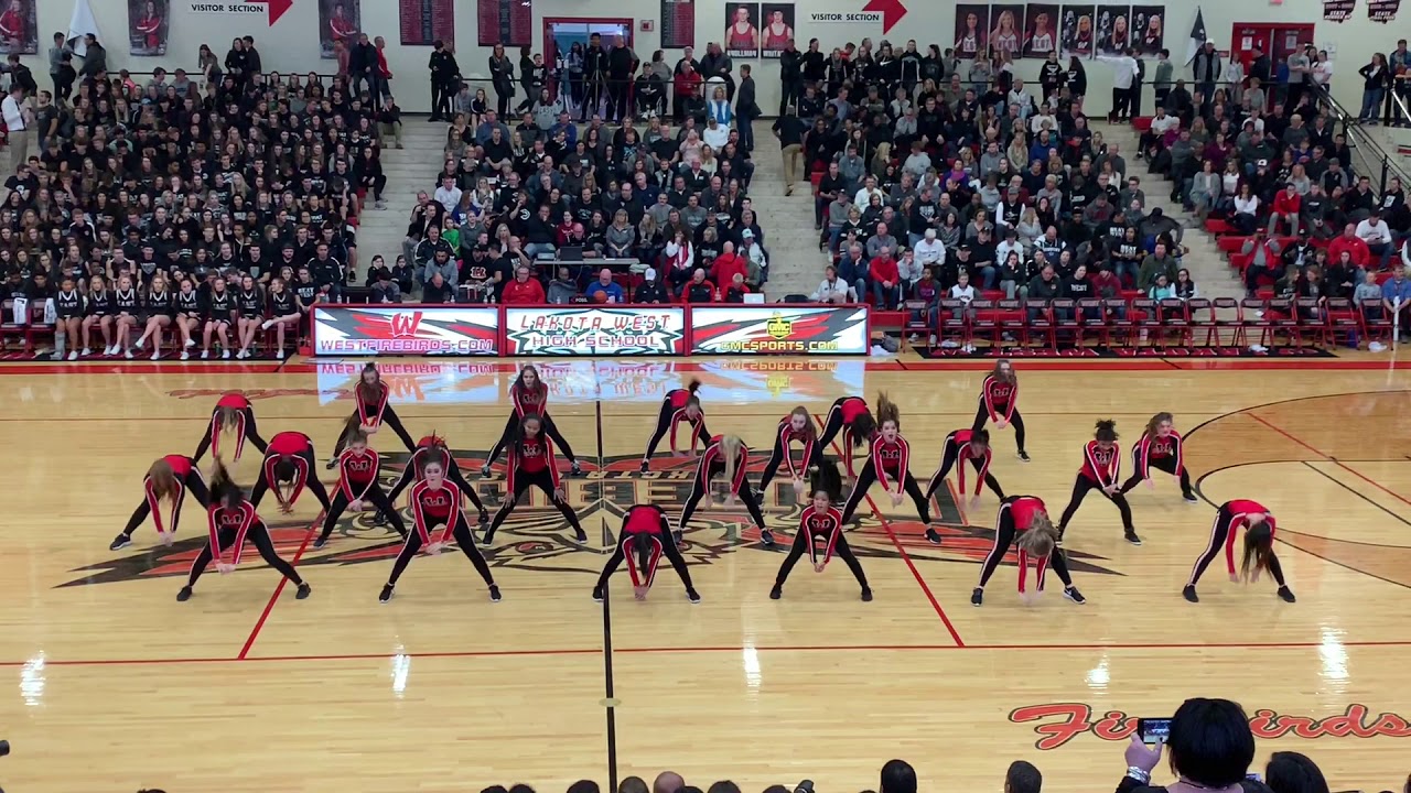 Lakota West Dance Team - East vs West BOOM Feb 8 2019 - YouTube