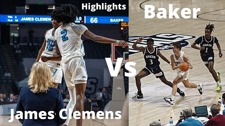 Bama Playoffs | #1 Baker Vs #10 James Clemens | Se...