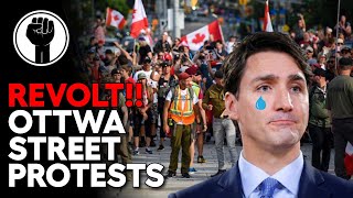 Protests In Ottawa Kick Off Against Trudeau!