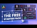 How To Use The Free Starter Pack For Davinci Resolve How To Use The Free Starter Pack For Davinci Resolve