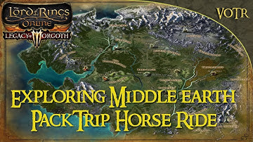 LOTRO Kinship Event Day - A Pack Trip Horse Ride Exploring the Shire Sights & Farms! [🔴Livestream]